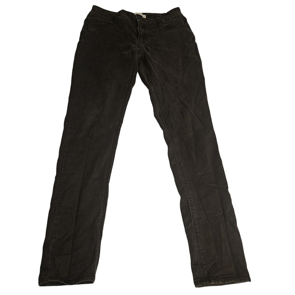 1946 Denim Jeans Womens 8 Black Skinny‎ Stretch Mid Rise Contemporary Pants